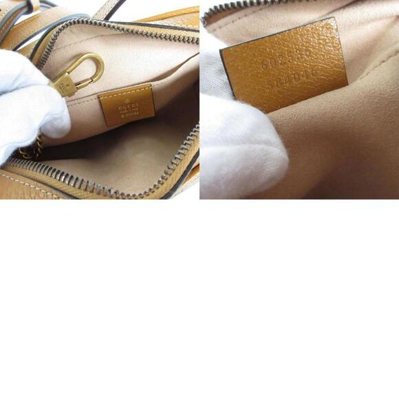 GUCCI Brown Leather Shoulder Bag - Picture 5 of 5